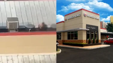Captan a hombre que se bañaba desnudo en tanque de Burger King (+VIDEO)