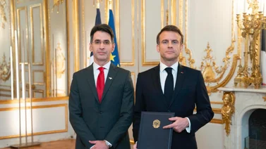 Macron recibe al nuevo embajador de Venezuela