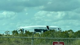 Así quedó el avión Emtrasur luego de ser destruido en EEUU (+Fotos)