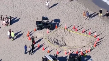 Identifican a la niña que murió tras caer a un hoyo de arena en playa de Florida