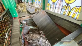 Tragedia en Miércoles de Ceniza| Colapsa balcón de una iglesia en Filipinas (+VIDEO)