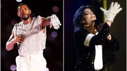 Usher le hizo un homenaje a Michael Jackson durante su espectáculo en el Super Bowl