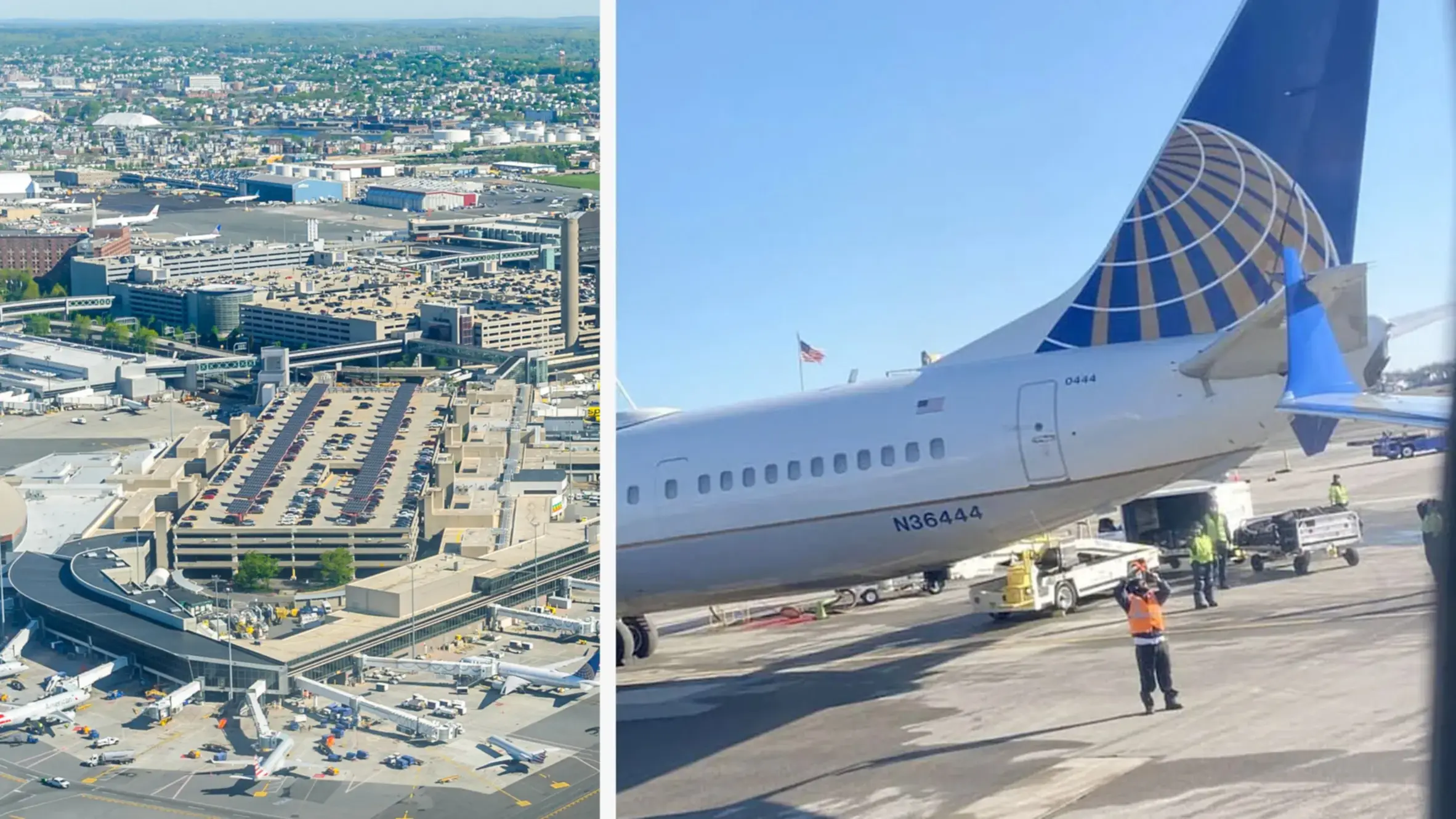 Dos aviones colisionan en aeropuerto de Boston (+Fotos)