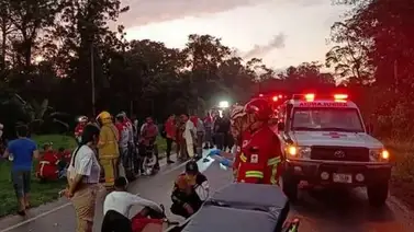 Autobús de migrantes volcó en Costa Rica: Varios venezolanos heridos Autobús de migrantes volcó en Costa Rica: Varios venezolanos heridos