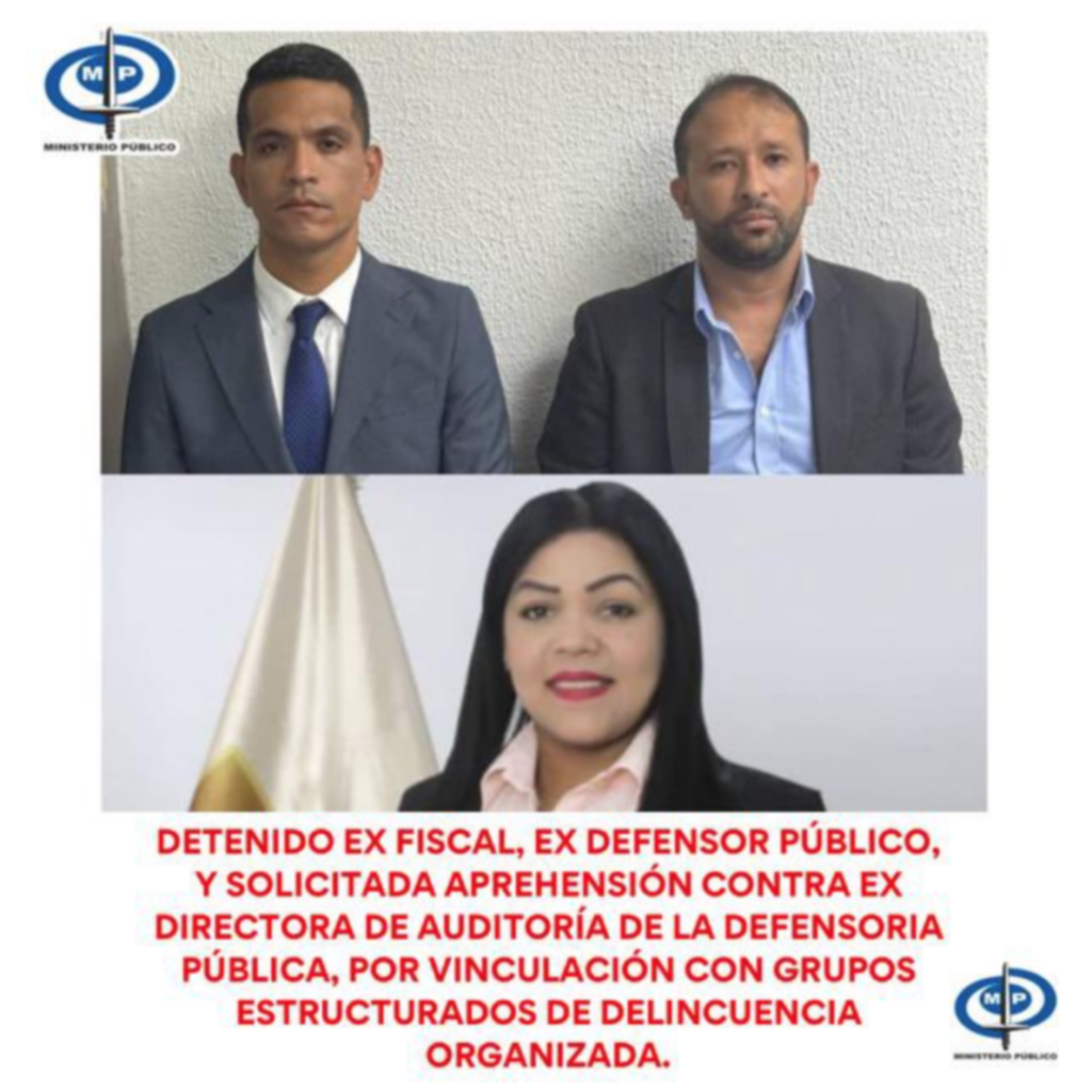 Fiscal General anuncia aprehensión de exdirectora de la Defensoría del Pueblo Fiscal General anuncia aprehensión de exdirectora de la Defensoría del Pueblo