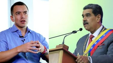 Noboa rechaza la ayuda de Maduro en materia de seguridad
