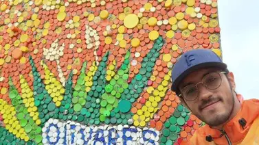 Venezolano realizará el mural de tapas más grande Venezolano realizará el mural de tapas más grande