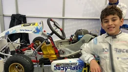 Piloto venezolano Alessandro González destaca en el karting