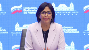Vicepresidenta Delcy Rodríguez denuncia bloqueo de 69 buques