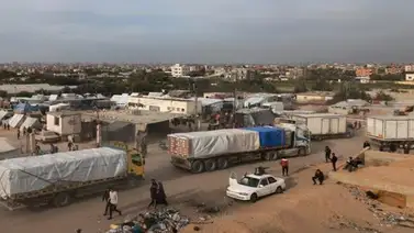Gaza recibe ayuda para civiles y medicamentos destinados a rehenes israelíes Gaza recibe ayuda para civiles y medicamentos destinados a rehenes israelíes