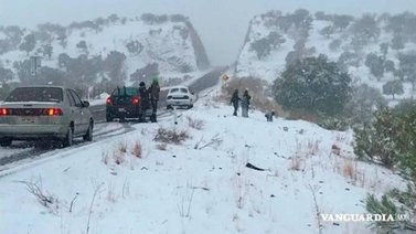 México registra una marcada baja de temperatura y nieve