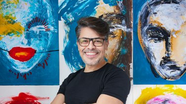 Artista venezolano Iván Dumont mostró sus “Pinturas fragmentadas” en España