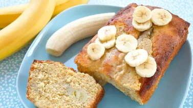 ¡Receta de ponqué de cambur sin harina y sin azúcar!