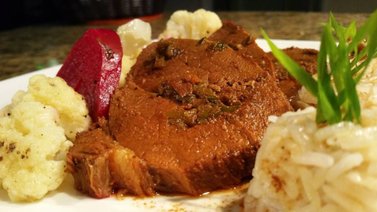 Proteínas para servir en la cena navideña