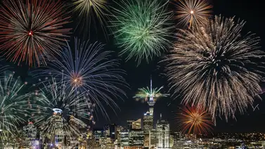 Nueva Zelanda recibió el Año Nuevo con espectáculo de fuegos artificiales Nueva Zelanda recibió el Año Nuevo con espectáculo de fuegos artificiales