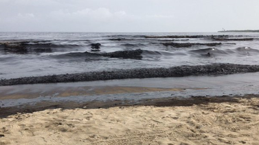 Hallan residuos de hidrocarburos en playa El Palito