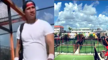 Guaidó responde a las críticas por video en el que sale en una cancha de tenis para "millonarios" Guaidó responde a las críticas por video en el que sale en una cancha de tenis para "millonarios"