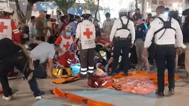 Desplome de gradas deja múltiples heridos en México Desplome de gradas deja múltiples heridos en México