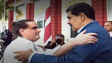 Álex Saab es recibido por Maduro en Miraflores