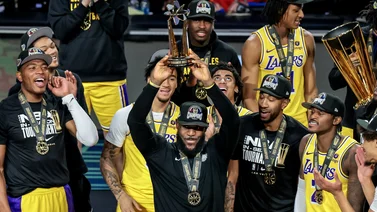 Los Lakers tienen este gesto tras ganar la Copa NBA