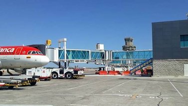 Pasajero agrede a dos policías dentro de un avión (+Video)