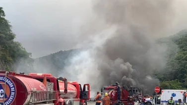 Cadáveres carbonizados del accidente en la autopista GMA requieren identificación odontológica