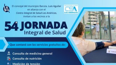 ¡Anotate! Baruta realiza jornada integral de salud este #14Dic