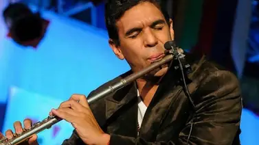 Huáscar Barradas en el Festival de Jonrones: El deporte y la música se complementan Huáscar Barradas en el Festival de Jonrones: El deporte y la música se complementan