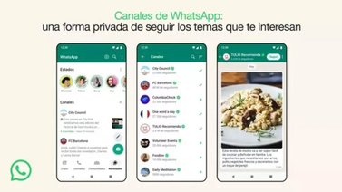 Nueva función de WhatsApp de reenvío de mensajes a través de los Canales