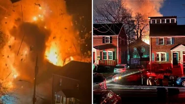 Explosión de gran magnitud destruye una casa entera en EEUU (+VIDEO)