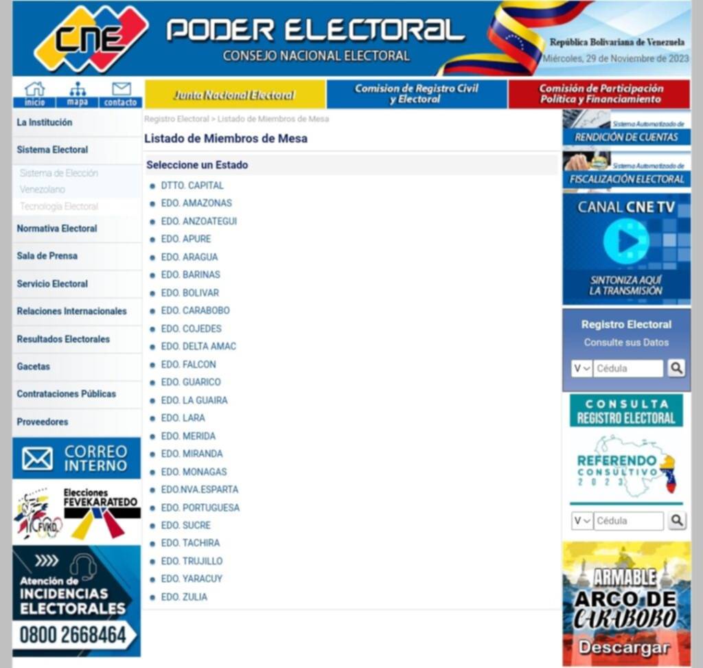 ¿Cómo saber si soy miembro de mesa el próximo #3Dic?