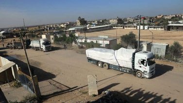 Más de 100 camiones con ayuda llegaron a Gaza