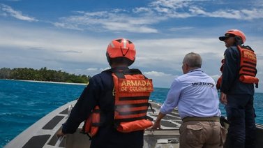 Rescatan a migrantes venezolanos en el Caribe colombiano