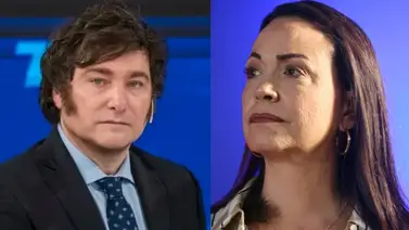 María Corina Machado felicita a Javier Milei tras victoria en Argentina María Corina Machado felicita a Javier Milei tras victoria en Argentina