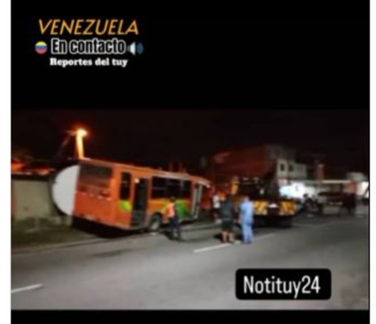 Tres muertos y un herido tras accidente múltiple en Los Valles del Tuy