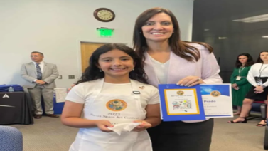 Niña venezolana ganó concurso de arte de la Nasa
