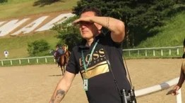 Riccardo D´Angelo da su fijo en la Rinconada en su reunión 43