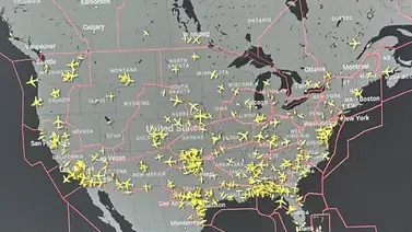 Reportan gran despliegue de aviones militares en el espacio aéreo de EEUU Reportan gran despliegue de aviones militares en el espacio aéreo de EEUU