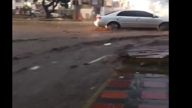 Calle Los Baños de La Guaira se vio afectada por las lluvias