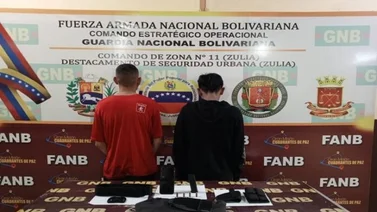 Dos falsos policías fueron detenidos por la Guardia Nacional