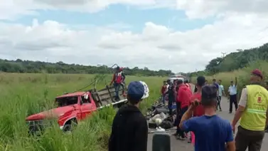 Violento accidente de tránsito deja múltiples víctimas Violento accidente de tránsito deja múltiples víctimas