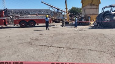 Muere un joven al caer en tolva mezcladora de alimento para animales