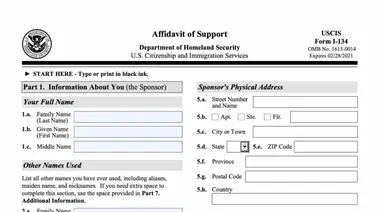 Formulario I-134A del parole: qué es y cómo llenarlo Formulario I-134A del parole: qué es y cómo llenarlo