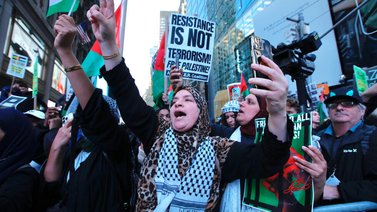 Más de 15 arrestos en Brooklyn por manifestación pro-Palestina