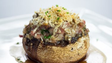 Gratina y rellena este hongo para sorprenderás a todos