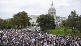 Arrestan a cientos de manifestantes pro-Palestina en el Capitolio