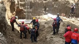 ¡Lamentable! Derrumbe en construcción deja un muerto y tres heridos en Caracas