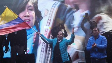 Así fue el cierre de campaña de Luisa González en Ecuador