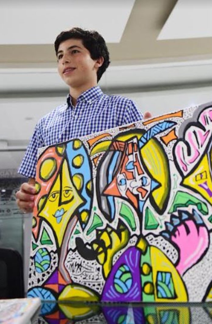 Nicolás Lapadula, el pequeño genio que destaca en las artes plásticas Nicolás Lapadula, el pequeño genio que destaca en las artes plásticas