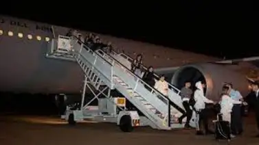 Llega a Madrid segundo vuelo de repatriados de Israel Llega a Madrid segundo vuelo de repatriados de Israel